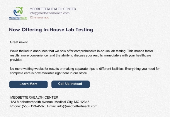 New Service Announcement